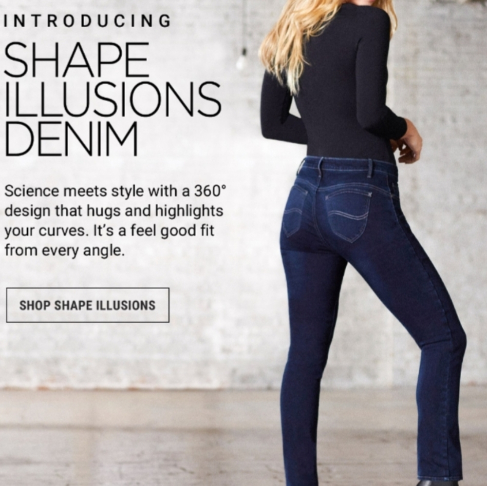 Lee Riders Shape Illusions Midrise jeans